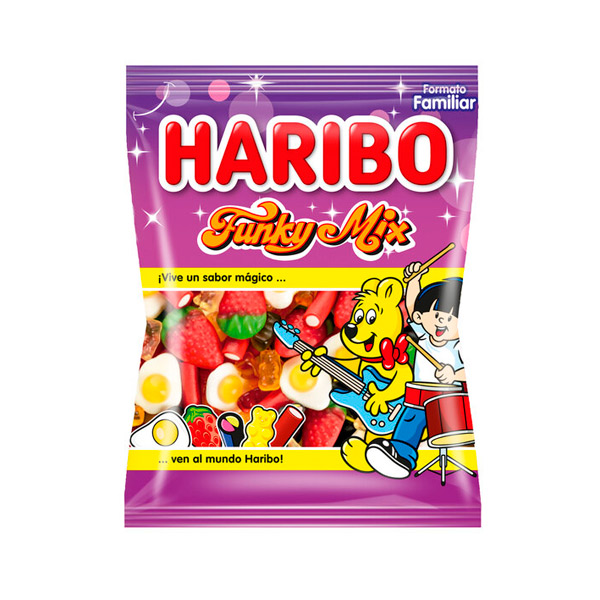 Funky mix 250 g (12 ud) Haribo