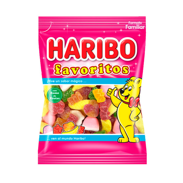 Favoritos azúcar 250 g (12 ud) Haribo