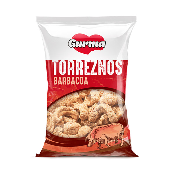 Gurma Snacks Torrezno Barbacoa 110 g (14 ud)