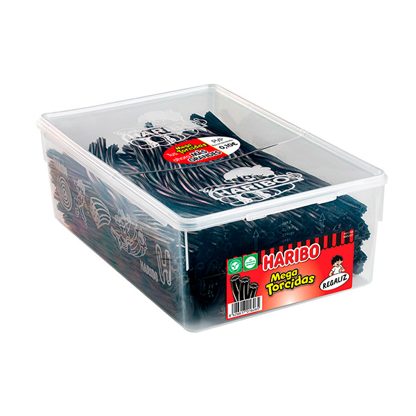 Mega torcida negra 150 ud Haribo