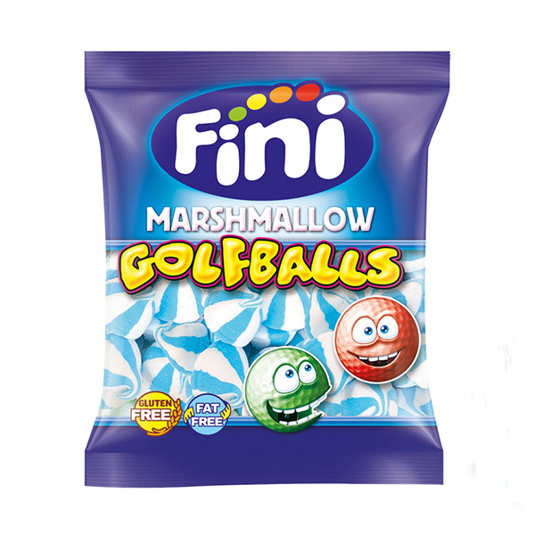 Marshmallow Golfballs Frambuesa 1 kg Fini