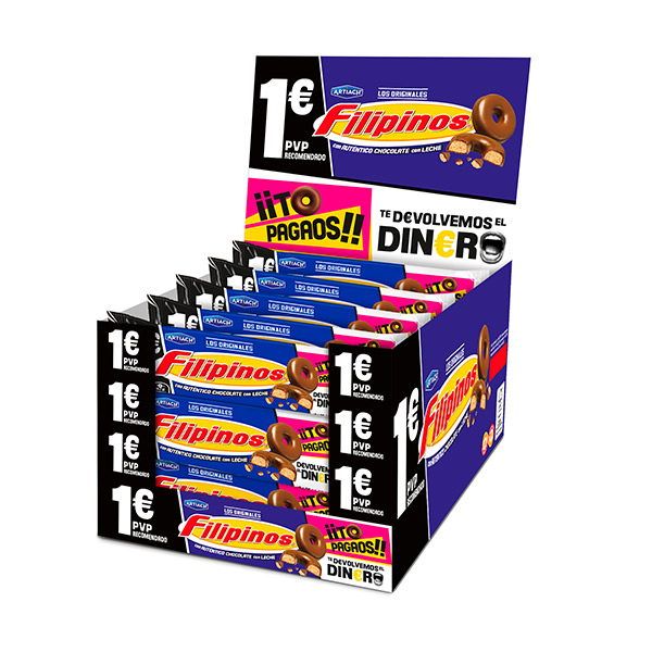 Filipinos leche 75 g (15 ud)