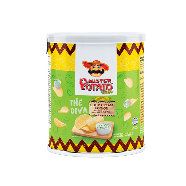 Mr Potatos sour cream & onion 45 g (20 ud)