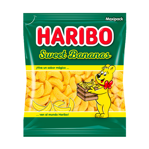 Maxipack Sweet Bananas 1 kg (8 ud) Haribo