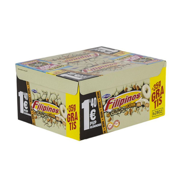 Filipinos Crunch & Corn 128 g (12 ud) Artiach