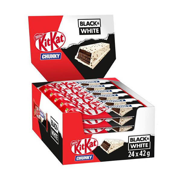 KIT-KAT CHUNKY BLACK&WHITE 24x42 G