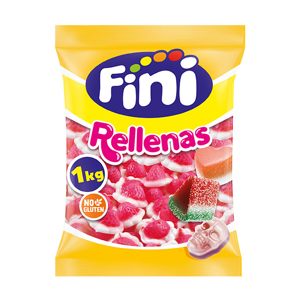 Fresón con nata relleno de pectina 1 kg Fini