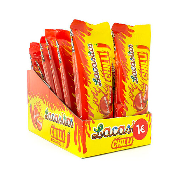 EXPOSITOR LACASITOS CHILLI 22 X 60 GR 1€