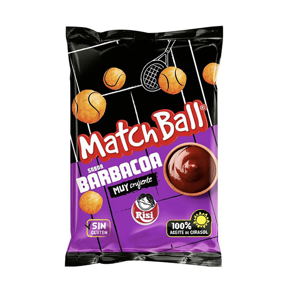 Risi Match Ball bbq Familiar 105 g (10 ud)