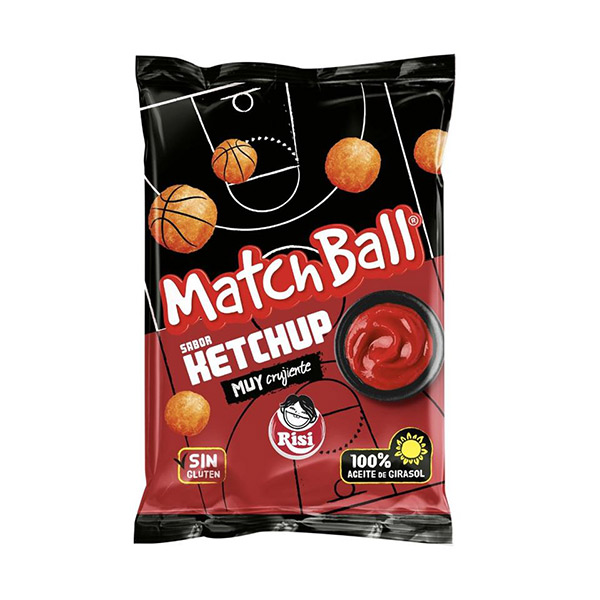 Risi Match Ball ketchup Familiar 105 g (10 ud)