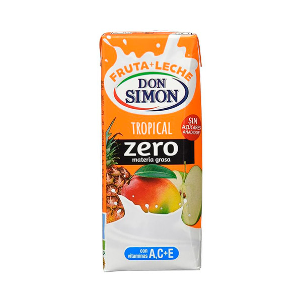 Fruta leche Tropical 330 ml (21 ud) Don Simon