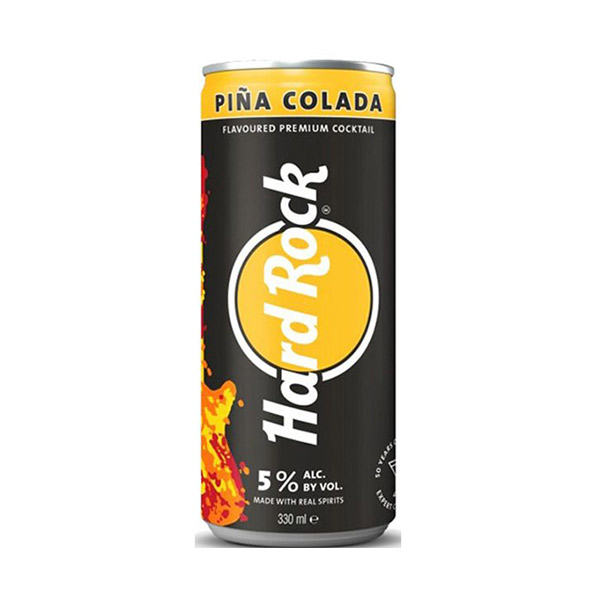 Lata Hard Rock Piña Colada 330 ml (24 ud)