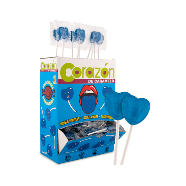 CERDAN/PIRULETA CORAZON PINTALENGUAS 100 UND. C/6