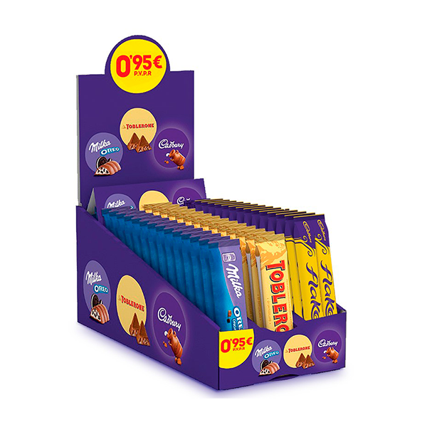 LOTE MONDELEZ CHOCOLATINAS 0.95 € 36 UD