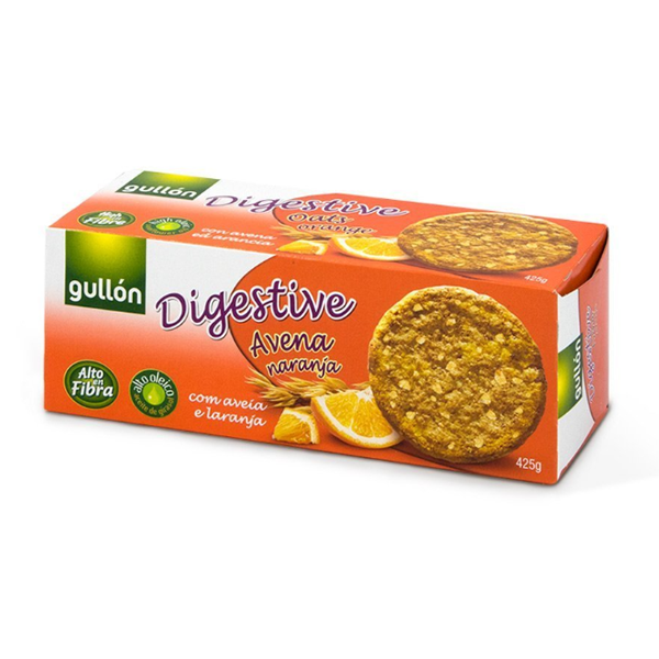 Galletas Digestive Avena Naranja 425 g (15 ud) Gullon
