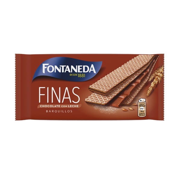 FONT BARQUILLO FINAS MILK 22x92 GR MONDELEZ