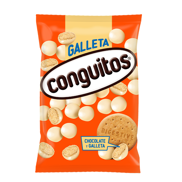 Conguitos galleta blanco 1kg (4ud)