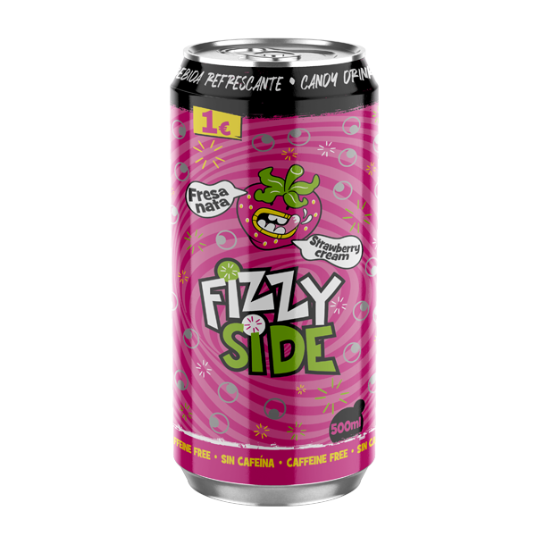 Fizzyside Fresa-Nata 500 ml (24 ud)
