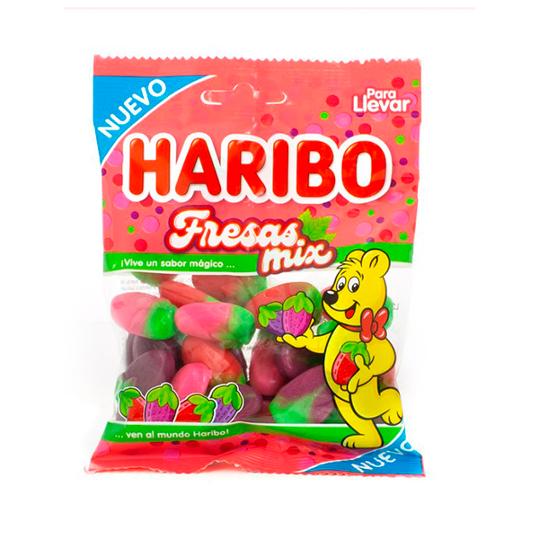 FRESAS MIX 18x100 GR HARIBO
