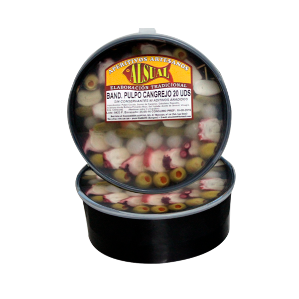 Banderilla Pulpo Surimi Extra 780 g (20 ud) Alsual