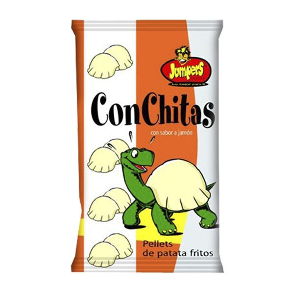 Conchitas Jamón 95g (10 ud) Jumpers