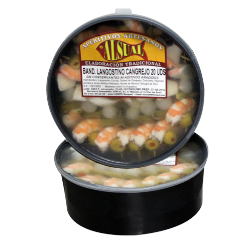 [8437006699075] Banderilla Langostino Surimi 780 g (20 ud) Alsual
