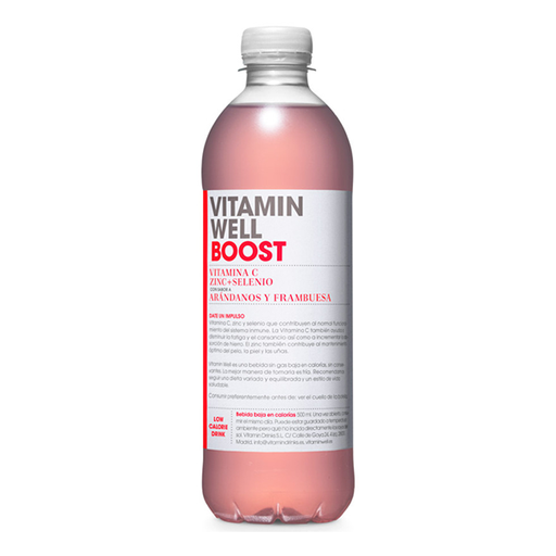 [27350042719444] Vitamin Well Boost Arándanos y Frambuesa 500 ml (12 ud)