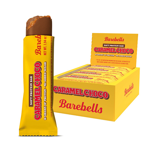 [27340001804564] Barritas Soft Caramel Choco (12 ud) 55 g Barebells