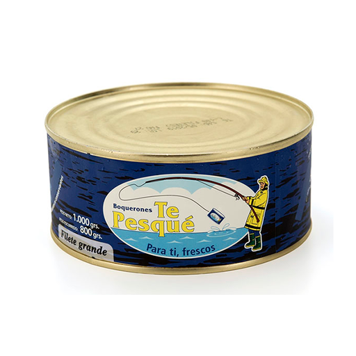 [8437001905003] Boquerón en vinagre al ajillo 1,05 kg (117-135 filetes) Te Pesqué