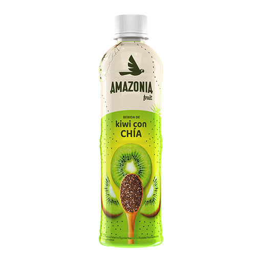 [28436048723452] Bebida kiwi con chía 450 ml (24 ud) Amazonia