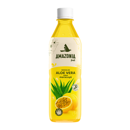 [28436048726194] Aloe vera maracuyá 500 ml (12 ud) Amazonia