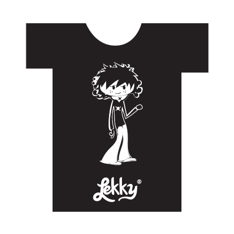 [06000] Camiseta Negra Lekko
