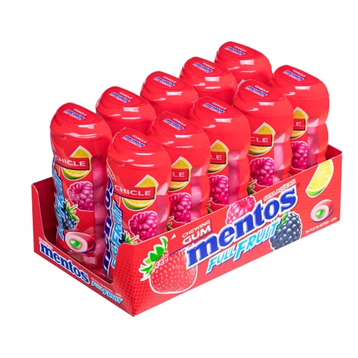 [8682790001713] Mentos Gum Pocket Full Fruit 10 ud