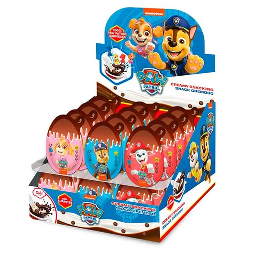 [18435477907382] Huevo Crush & Cream Paw Patrol 24 ud Cool Candies