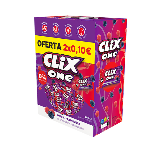 [8420886324014] Clix One Mora 150 ud (2 x 0.10€) Fleer