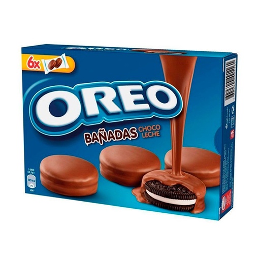 [07622300490768] Galletas Oreo Bañadas Choco Leche 246 g (10 ud)
