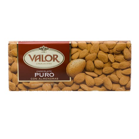 [8410109000085] Choco Puro Almendra 250g Valor