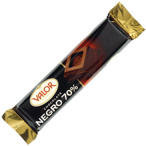 [8410109003772] Choco Negro 70% 45gx25u Valor