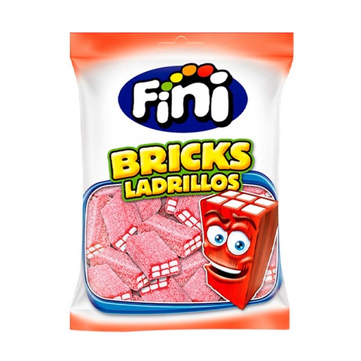 [8410525180658] Ladrillos Fresa Pica 90 g (12 ud) Fini