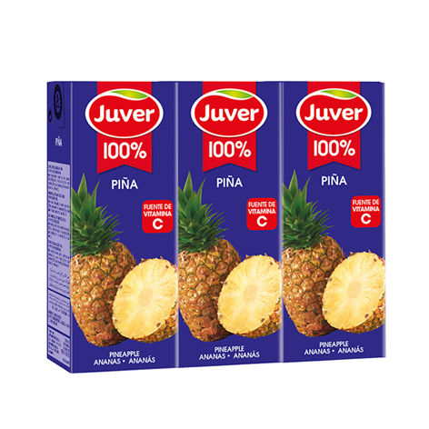 [8410707112173] Zumo Juver Piña 3x200ml