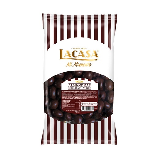 [8410740003674] Almendra californiana chocolate negro 1 kg Lacasa
