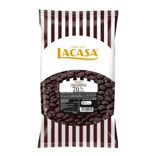 [8410740006026] Lacasitos Chocobites Chocolate Negro 1 kg Lacasa