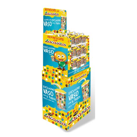 [8410740901635] Lacasitos Vaso Pajita 5 Tubos X 20grs Lacasa