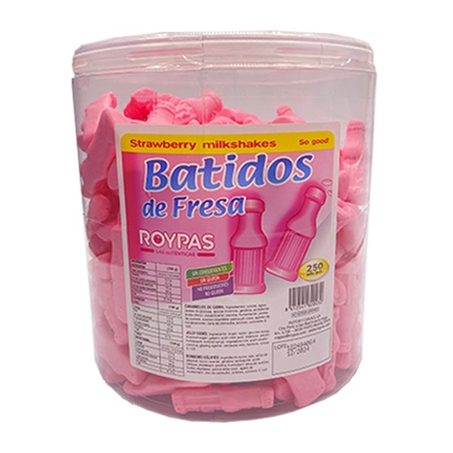[8412541820030] Batidos de fresa 250 ud Roypas
