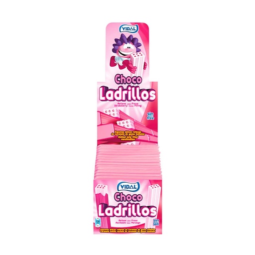 [8413178173681] Chocoladrillazos fresa 75 ud Vidal