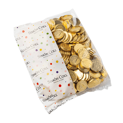 [8413907711115] Monedas chocolate pequeña 28 mm (300 ud) Nadal Y Saroti