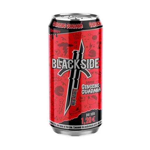 [58414635003393] Blackside Ginseng/Guarana 500 ml (24 ud)