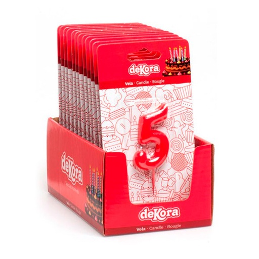 [18435035191154] Vela De Cumpleaños Número 5