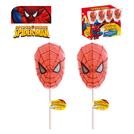 [8435035194790] Piruletas Jelly Spiderman 12 U
