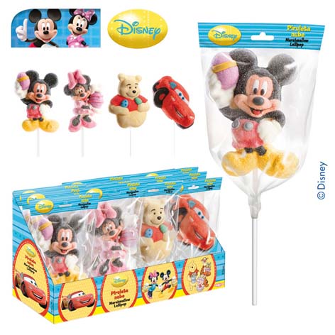 [8435035200774] Piruletas Nube Disney Mix 12u Dekora
